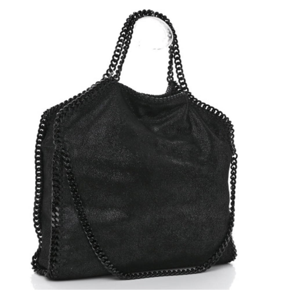 Stella McCartney | Black Falabella Fold-Over Tote